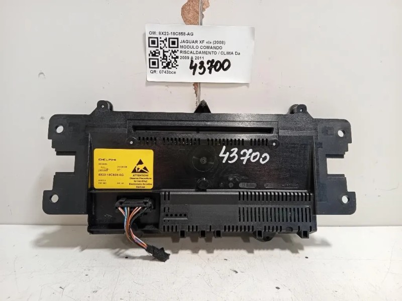 Modulo Comando Riscaldamento Clima 8X23-18C858-AG Jaguar XF I 2008