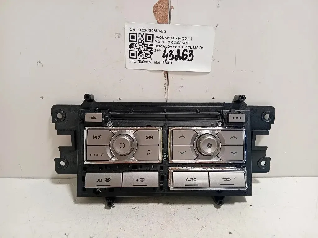 Modulo Comando Riscaldamento Clima 8X23-18C859-BG Jaguar XF I 2011