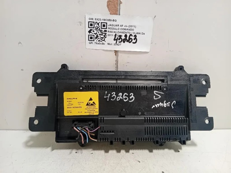Modulo Comando Riscaldamento Clima 8X23-18C859-BG Jaguar XF I 2011
