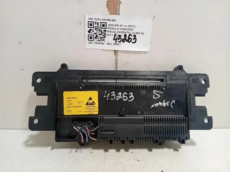 Modulo Comando Riscaldamento Clima 8X23-18C859-BG Jaguar XF I 2011