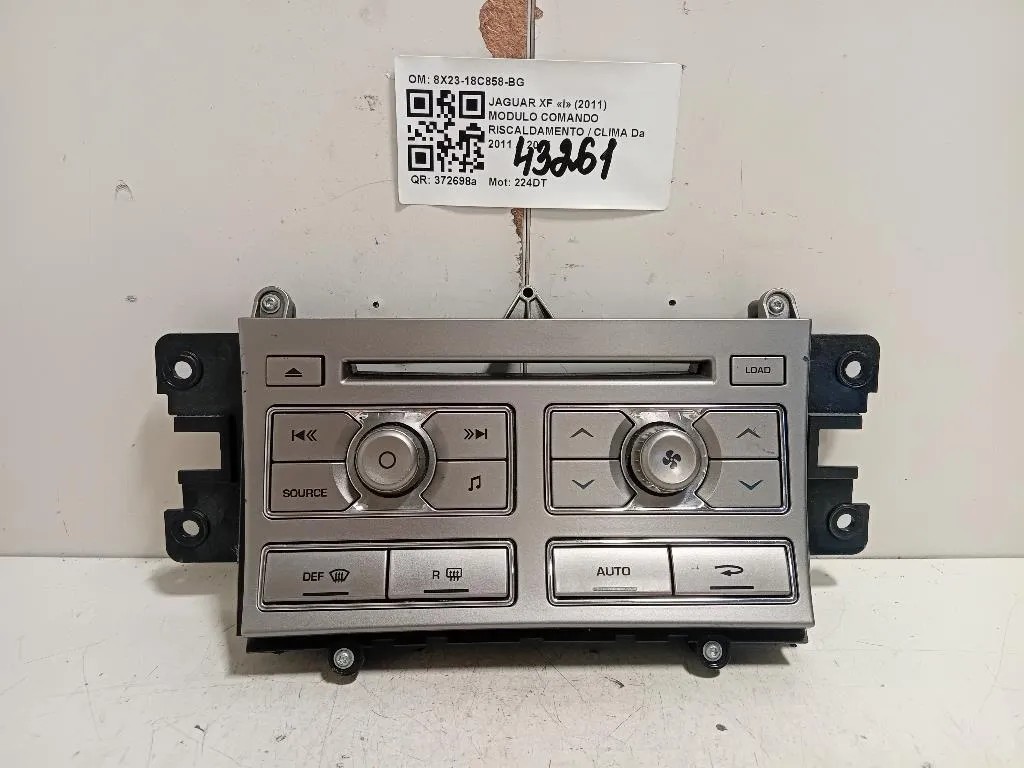 Modulo Comando Riscaldamento Clima 8X23-18C858-BG Jaguar XF I 2011