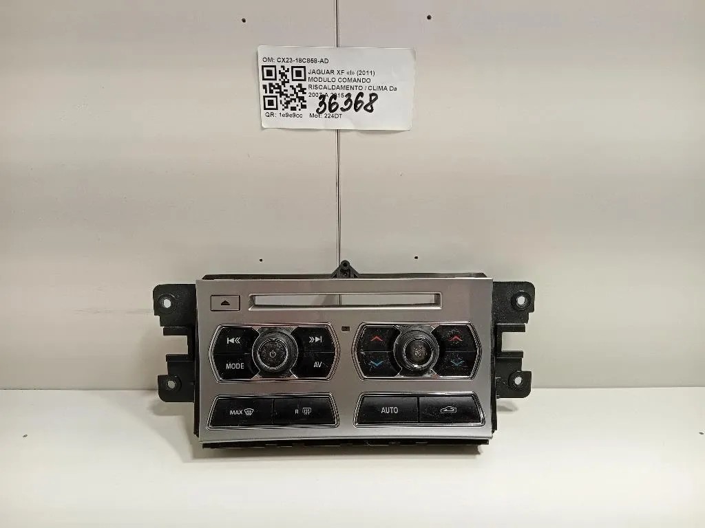 Modulo Comando Riscaldamento Clima CX23-18C858-AD Jaguar XF I 2011