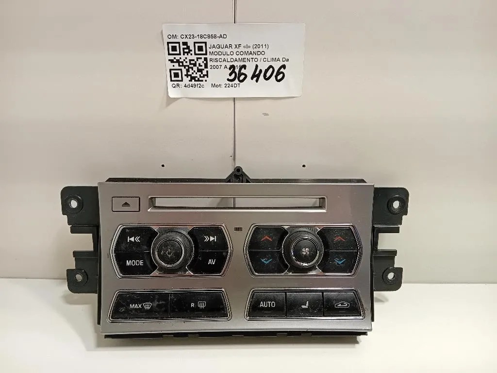 Modulo Comando Riscaldamento Clima CX23-18C858-AD Jaguar XF I 2011