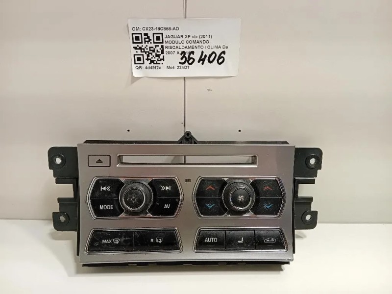 Modulo Comando Riscaldamento Clima CX23-18C858-AD Jaguar XF I 2011