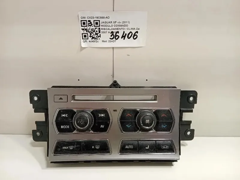 Modulo Comando Riscaldamento Clima CX23-18C858-AD Jaguar XF I 2011