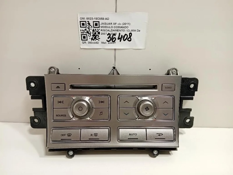 Modulo Comando Riscaldamento Clima 8X23-18C858-AD Jaguar XF I 2011