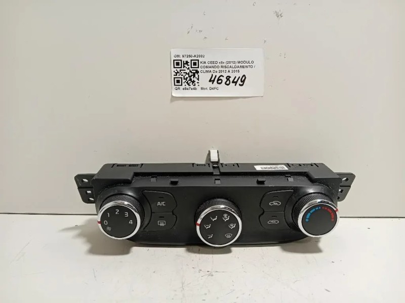 Modulo Comando Riscaldamento Clima 97250-A2002 Kia CEED II 2012
