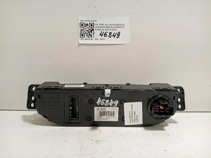 Modulo Comando Riscaldamento Clima 97250-A2002 Kia CEED II 2012