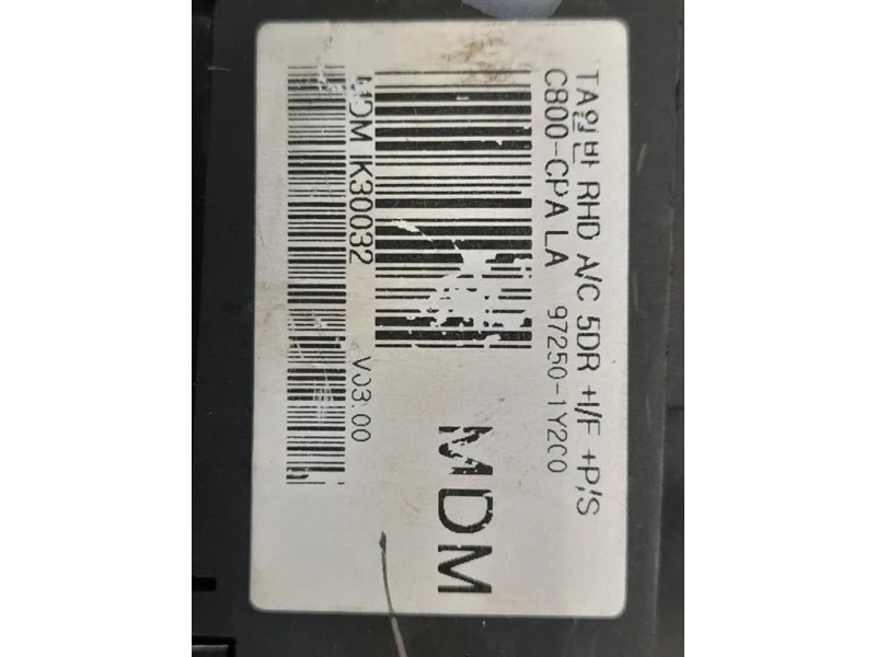 Modulo Comando Riscaldamento Clima 972501Y200 Kia Picanto III 2011