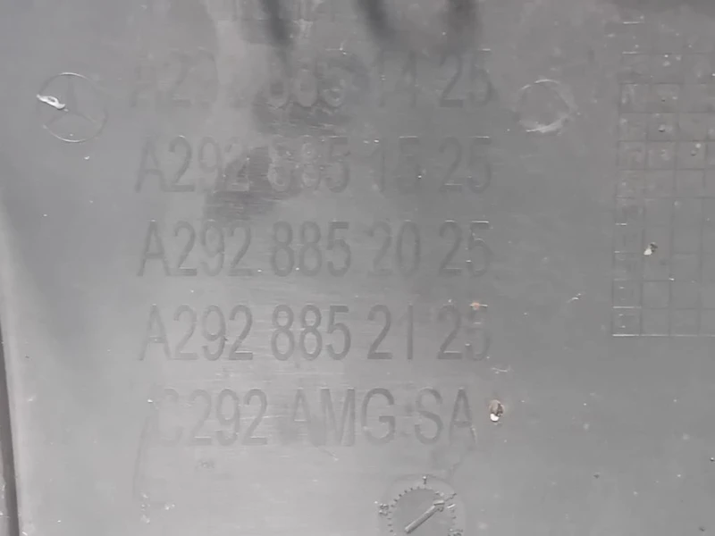 Paraurti POST A2928852025 Mercedes Classe GLE W166 2015