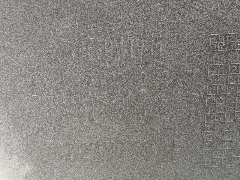 Paraurti POST A2928852025 Mercedes Classe GLE W166 2015