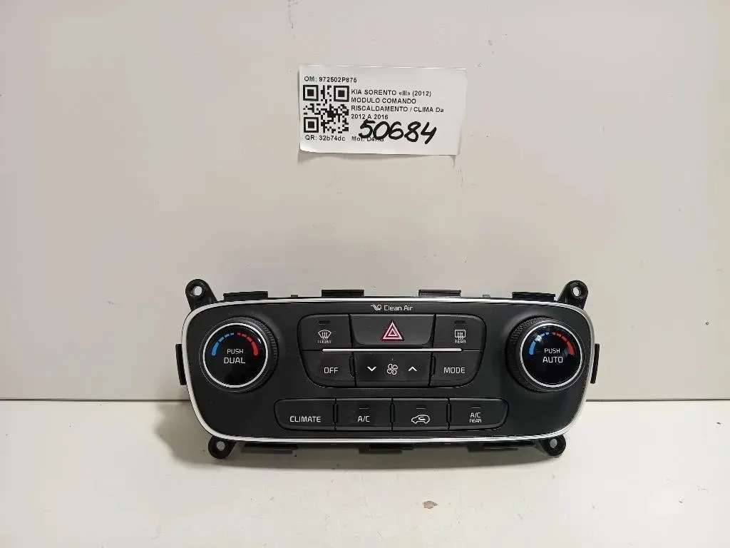 Modulo Comando Riscaldamento Clima 972502P875 Kia Sorento III 2012