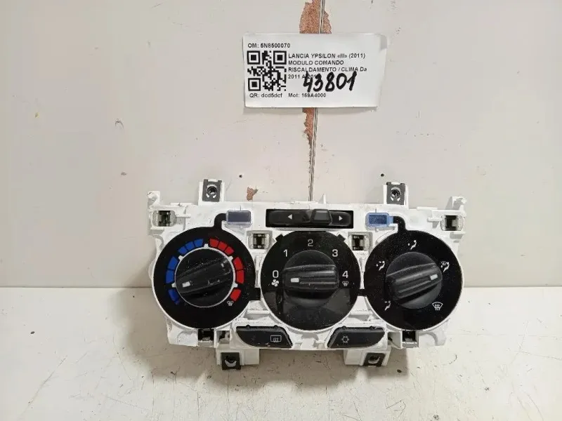 Modulo Comando Riscaldamento Clima 5N8500070 Lancia Ypsilon III 2011