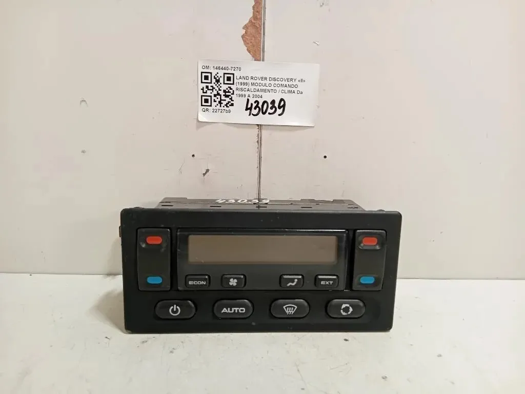 Modulo Comando Riscaldamento Clima 146440-7270 Land Rover Discovery II 1999
