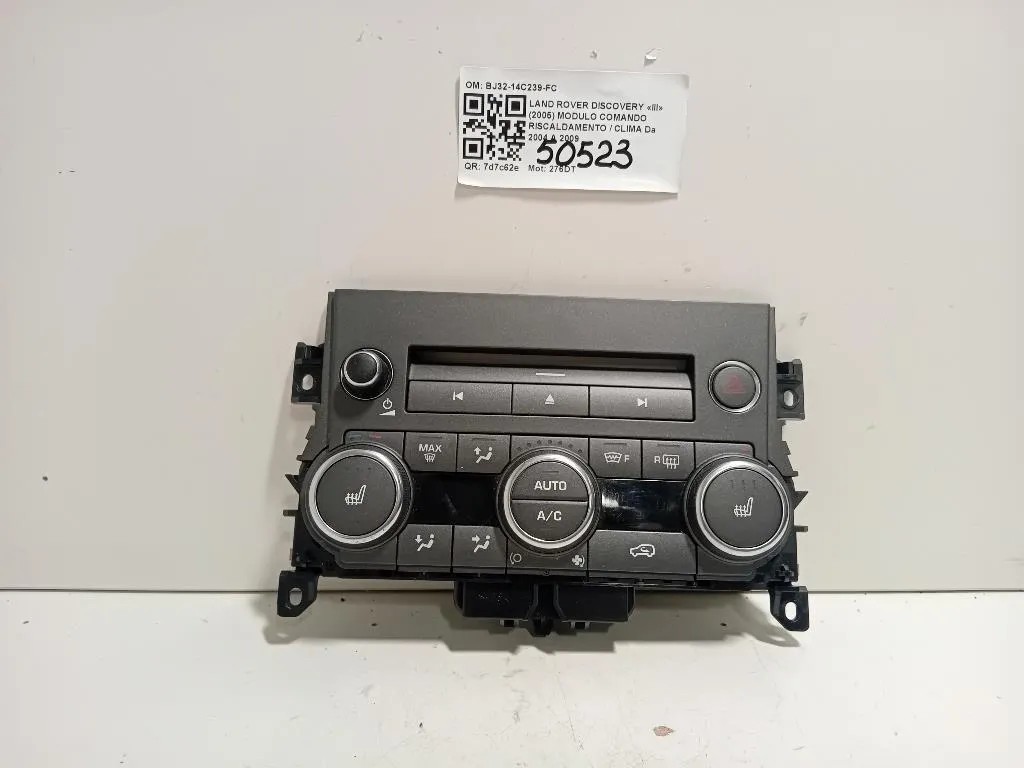 Modulo Comando Riscaldamento Clima BJ32-14C239-FC Land Rover Discovery III 2005