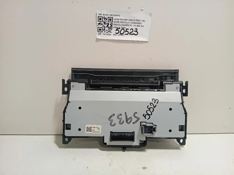 Modulo Comando Riscaldamento Clima BJ32-14C239-FC Land Rover Discovery III 2005