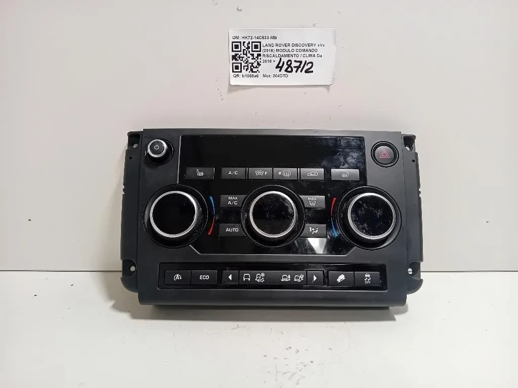Modulo Comando Riscaldamento Clima HK72-14C533-MB Land Rover Discovery V 2016
