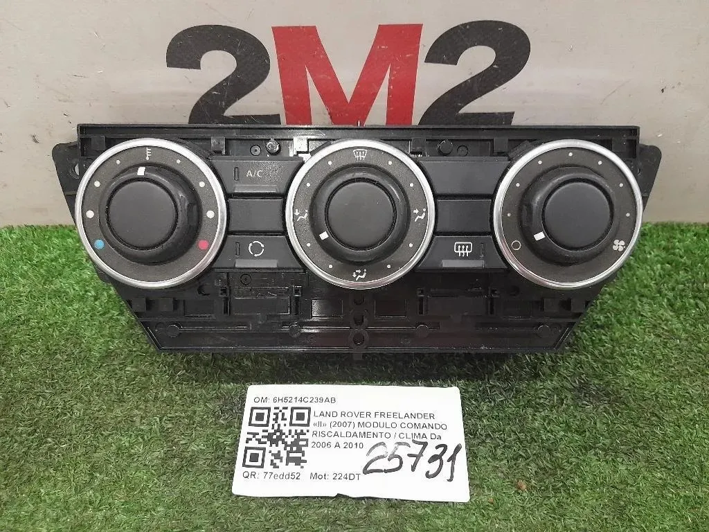 Modulo Comando Riscaldamento Clima 6H5214C239AB Land Rover Freelander II 2007