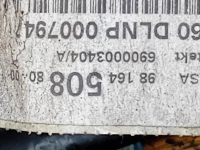 Scatola Sterzo Cservosterzo 9816450880 Peugeot 2008 I 2016