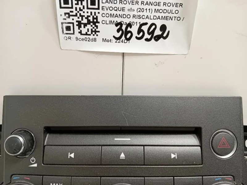 Modulo Comando Riscaldamento Clima BJ32-14C239-FC Land Rover Range Rover Evoque I 2011