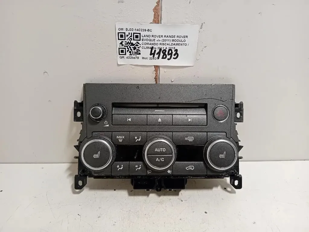 Modulo Comando Riscaldamento Clima BJ32-14C239-BC Land Rover Range Rover Evoque I 2011