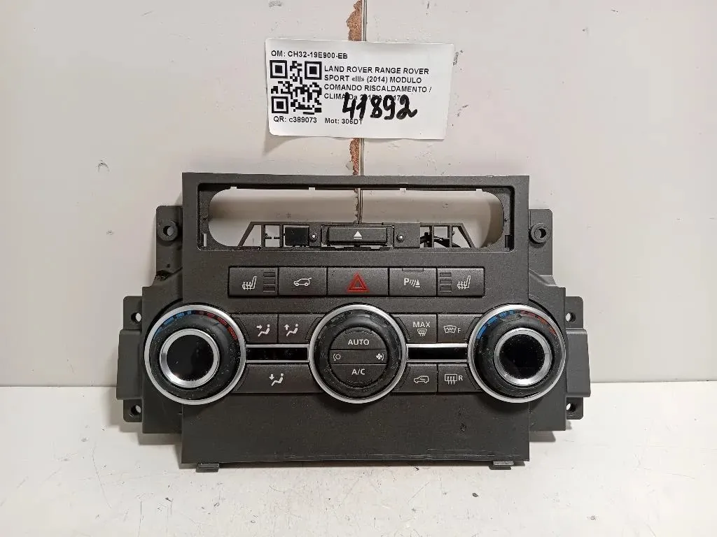 Modulo Comando Riscaldamento Clima CH32-19E900-EB Land Rover Range Rover Sport III 2014