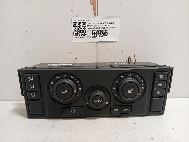 Modulo Comando Riscaldamento Clima 146570-6140 Land Rover Range Rover Sport III 2014