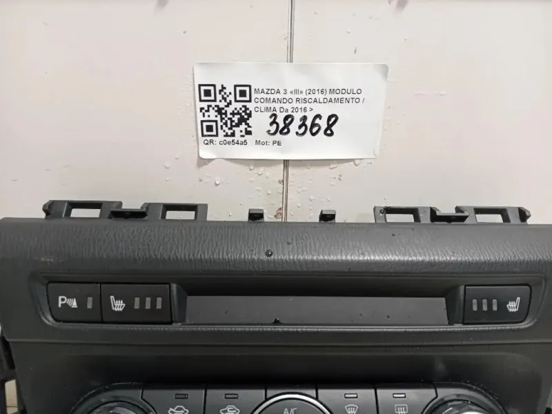Modulo Comando Riscaldamento Clima Mazda 3 III 2016