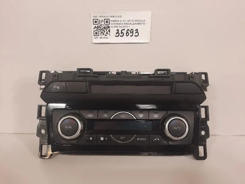 Modulo Comando Riscaldamento Clima VPEALH-180612-CD Mazda 6 III 2013