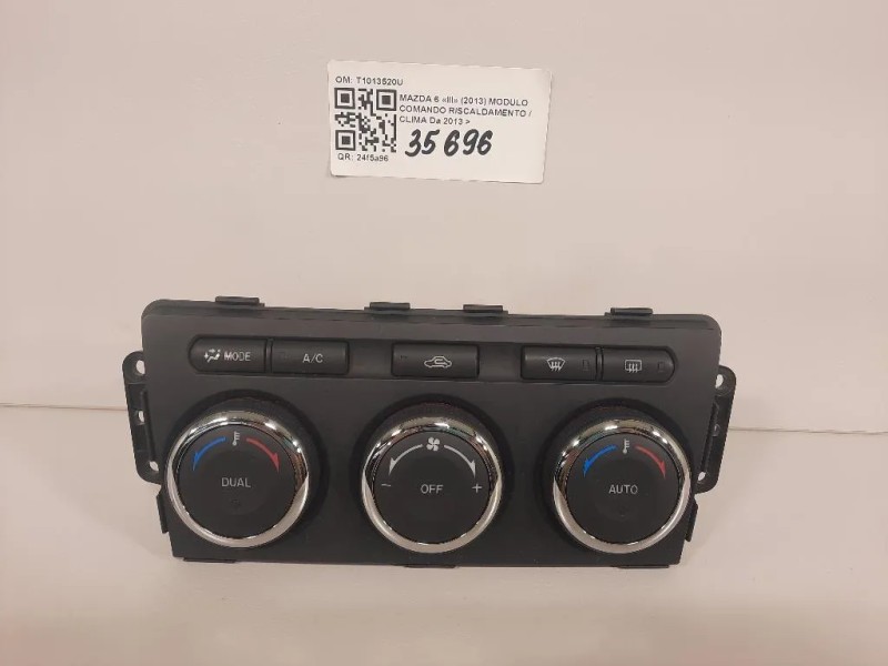 Modulo Comando Riscaldamento Clima T1013520U Mazda 6 III 2013