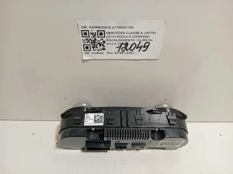 Modulo Comando Riscaldamento Clima A2469000515 A1766807100 Mercedes Classe A W176 2013