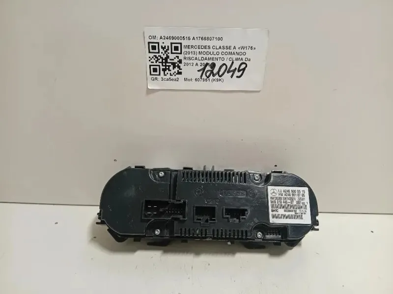 Modulo Comando Riscaldamento Clima A2469000515 A1766807100 Mercedes Classe A W176 2013