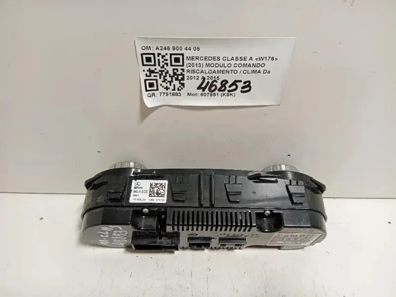 Modulo Comando Riscaldamento Clima A246 900 44 05 Mercedes Classe A W176 2013