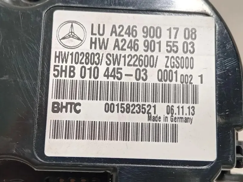Modulo Comando Riscaldamento Clima A2469001708 Mercedes Classe B W246 2012