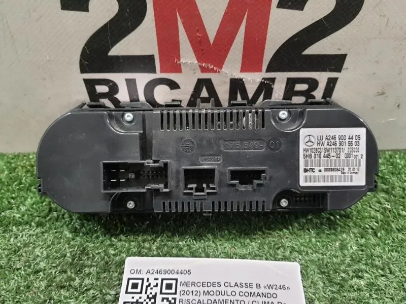 Modulo Comando Riscaldamento Clima A2469004405 Mercedes Classe B W246 2012