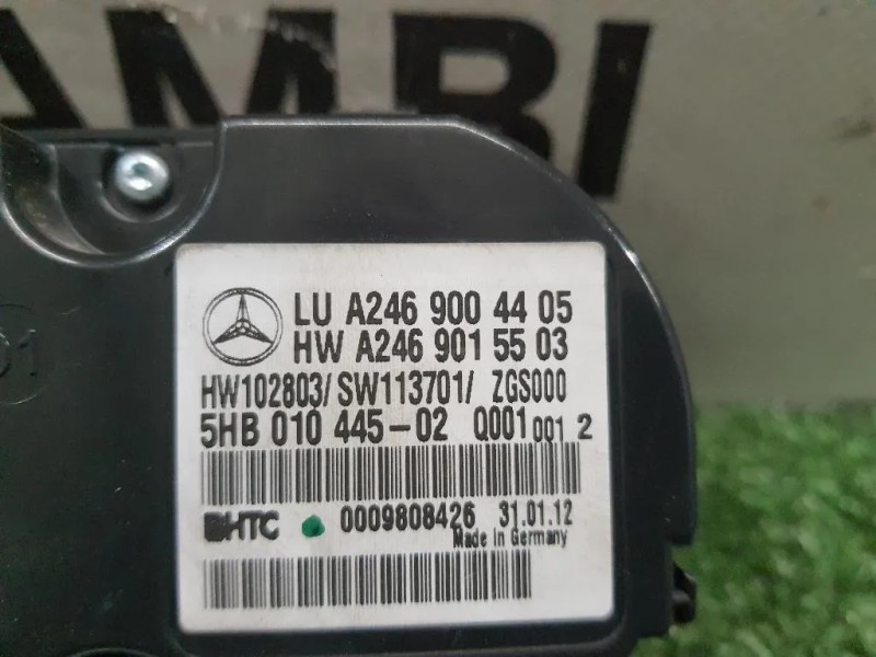 Modulo Comando Riscaldamento Clima A2469004405 Mercedes Classe B W246 2012