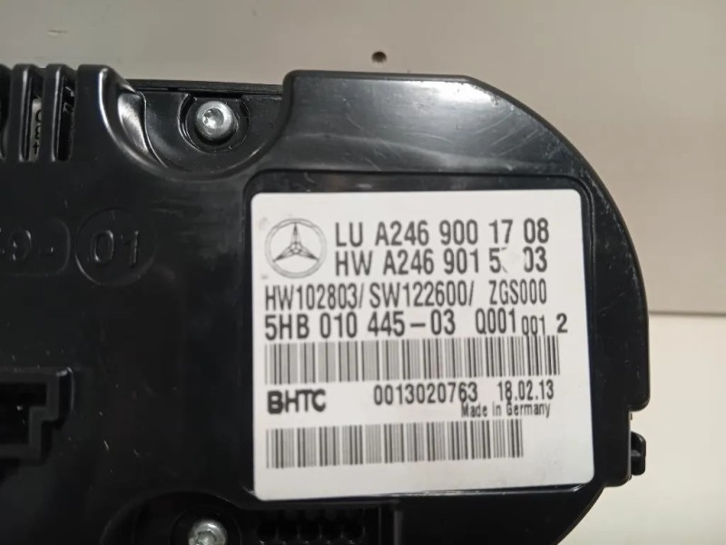 Modulo Comando Riscaldamento Clima A2469001708 Mercedes Classe B W246 2012