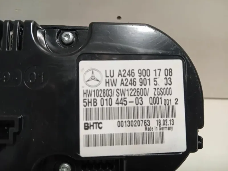 Modulo Comando Riscaldamento Clima A2469001708 Mercedes Classe B W246 2012