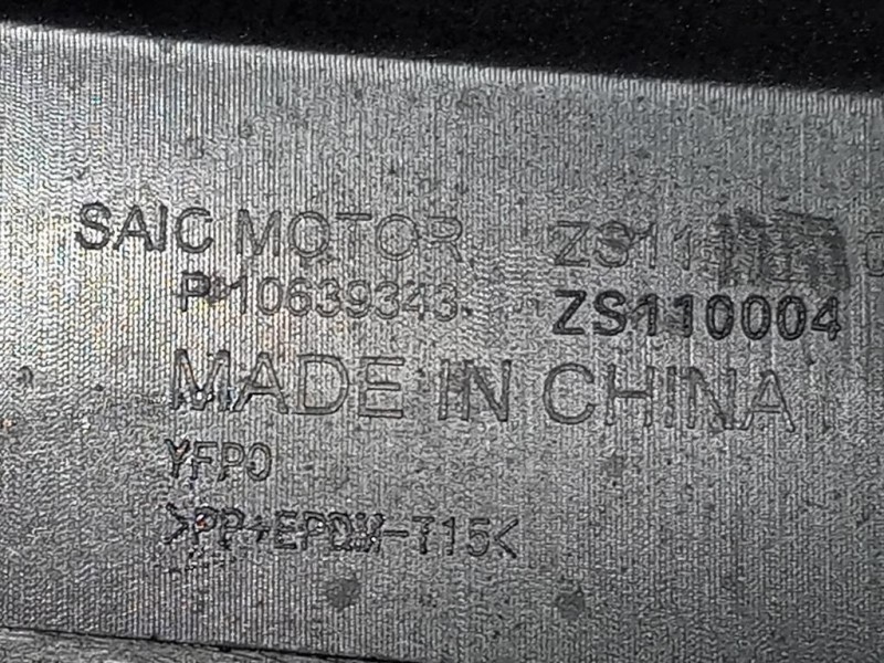 Paraurti POST 10639343SPRP Mg ZS II 2020