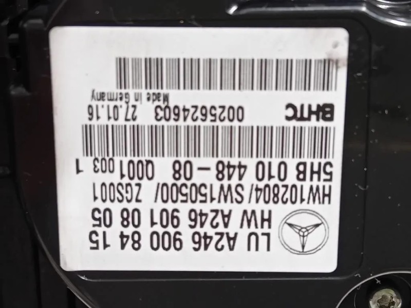Modulo Comando Riscaldamento Clima A2469008415 A2466800171 Mercedes Classe B W246 2014