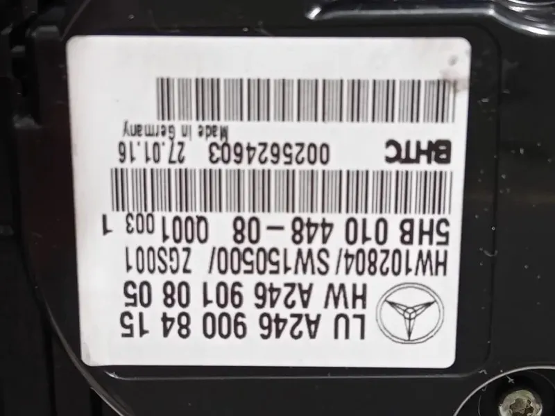 Modulo Comando Riscaldamento Clima A2469008415 A2466800171 Mercedes Classe B W246 2014