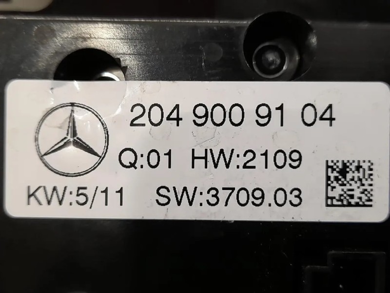 Modulo Comando Riscaldamento Clima 2049009104 Mercedes Classe C W204 2007