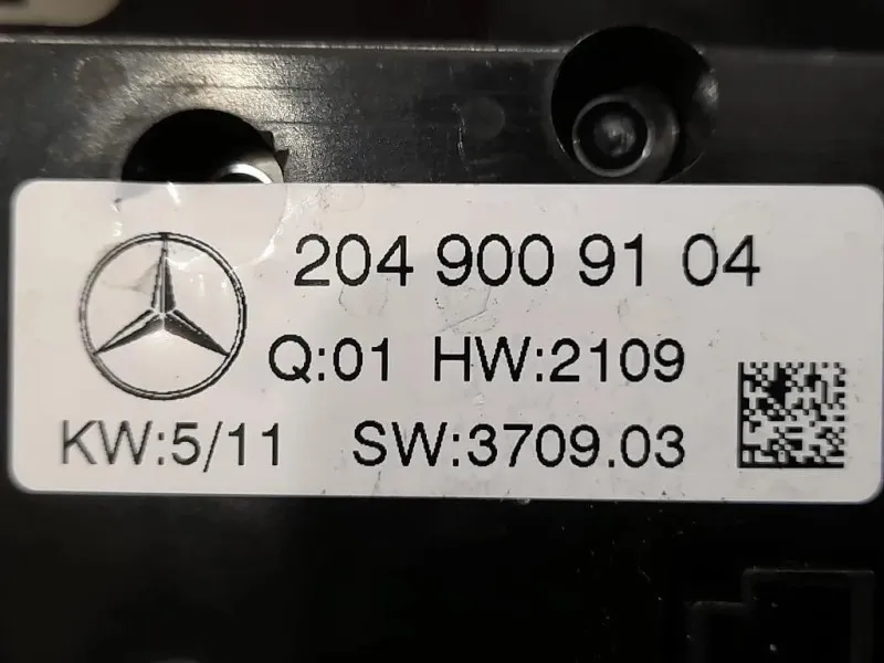 Modulo Comando Riscaldamento Clima 2049009104 Mercedes Classe C W204 2007