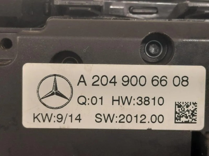 Modulo Comando Riscaldamento Clima A 204 900 66 08 Mercedes Classe C W204 2007