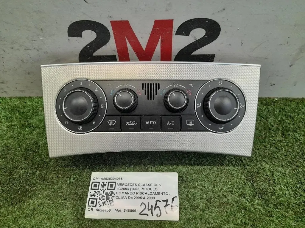 Modulo Comando Riscaldamento Clima A2038304085 Mercedes Classe CLK C209 2003