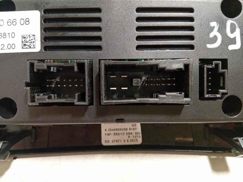 Modulo Comando Riscaldamento Clima A2049006608 Mercedes Classe E C207 Coupé 2010
