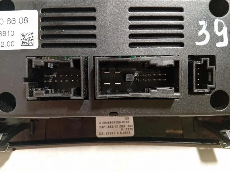 Modulo Comando Riscaldamento Clima A2049006608 Mercedes Classe E C207 Coupé 2010