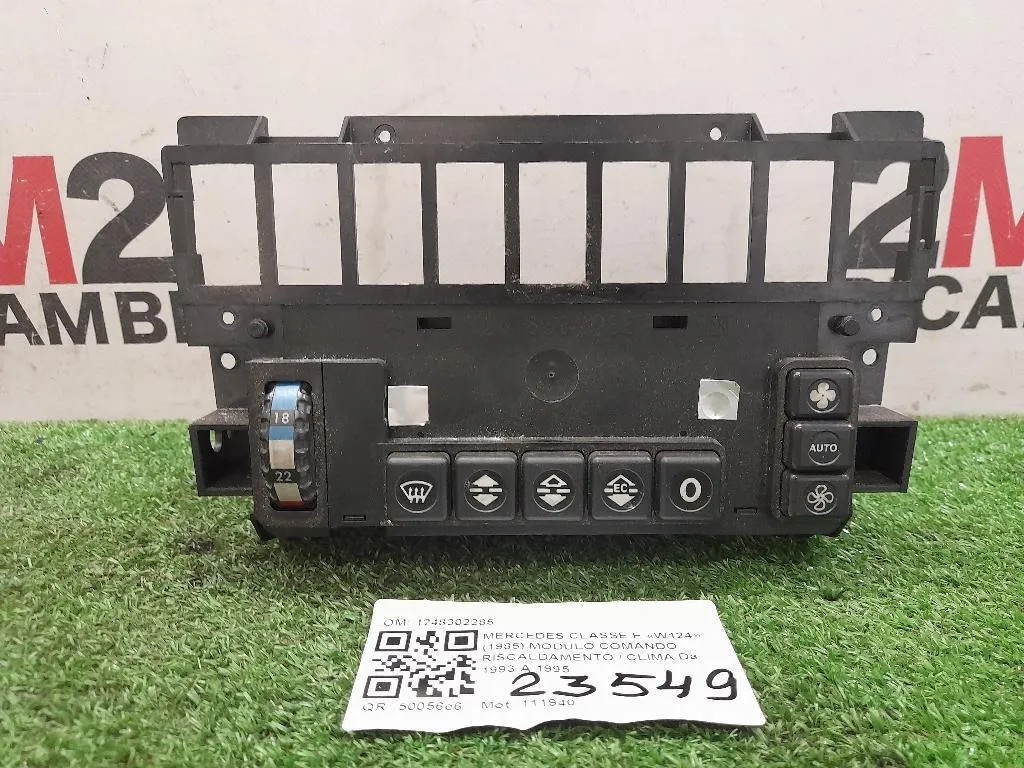 Modulo Comando Riscaldamento Clima 1248302285 Mercedes Classe E W124 1985