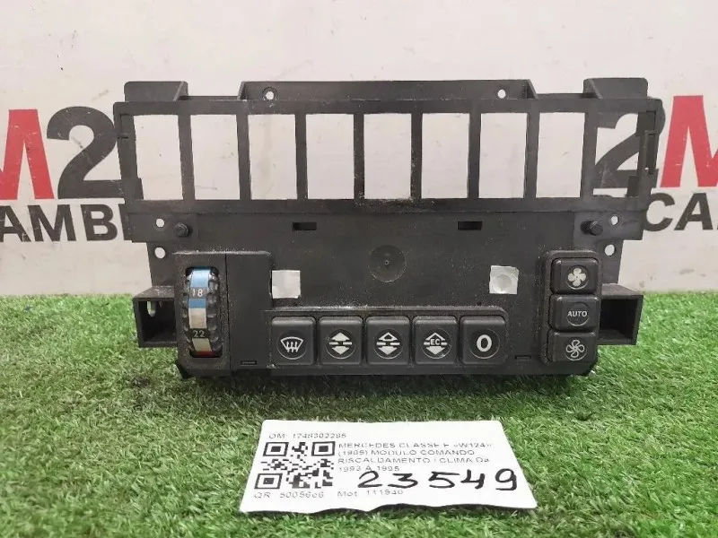Modulo Comando Riscaldamento Clima 1248302285 Mercedes Classe E W124 1985