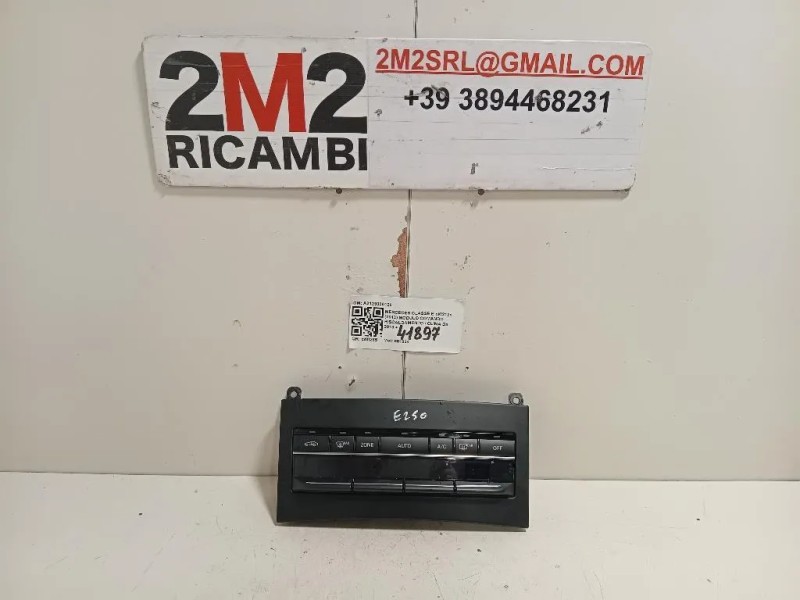 Modulo Comando Riscaldamento Clima A2129000128 Mercedes Classe E W212 2013